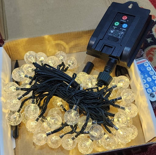Beautiful solar string lights 's Image Missing