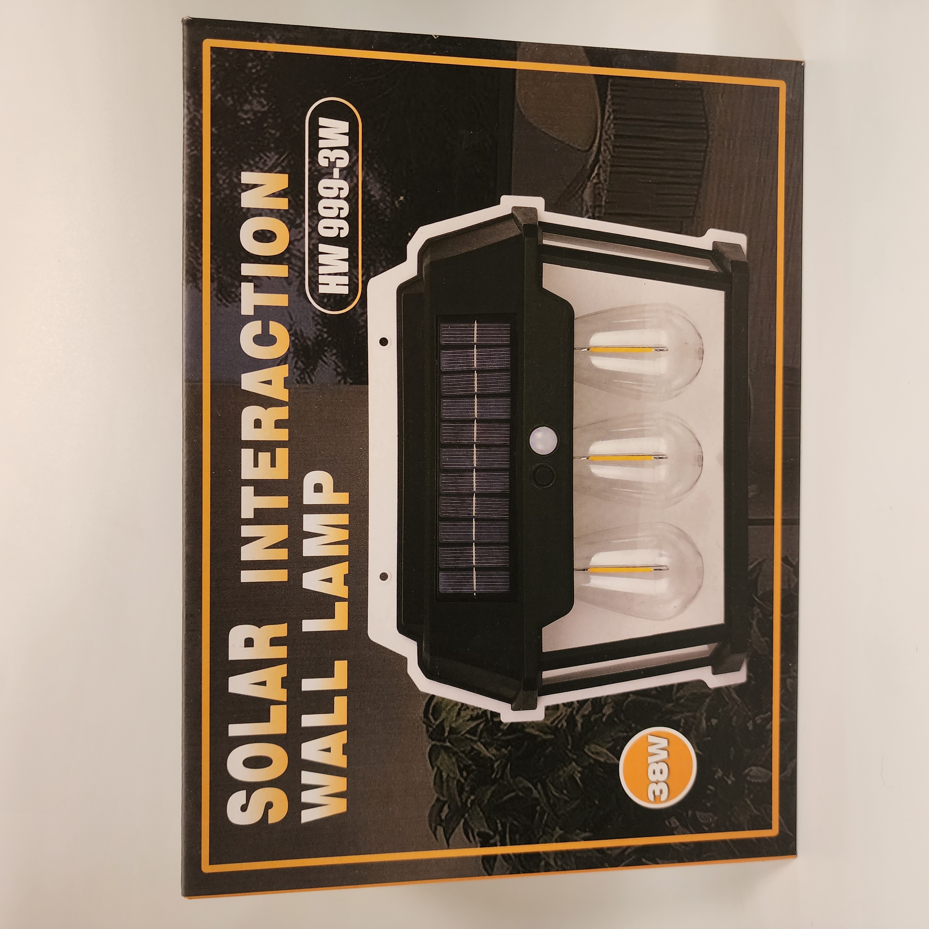Solar interaction wall lamp HW 999 3W
